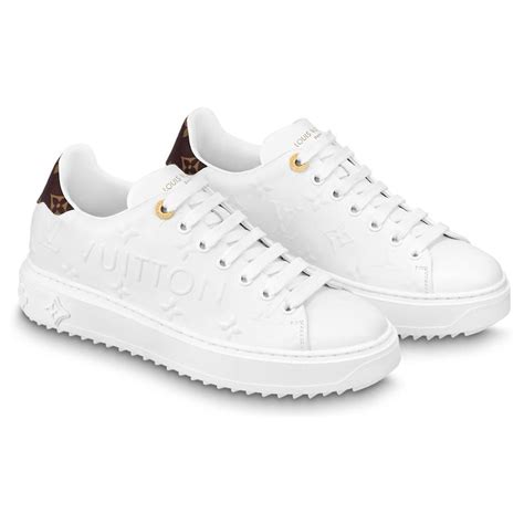 louis vuitton white leather sneakers